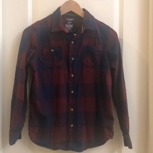 Boy’s Plaid Long Sleeve Shirt